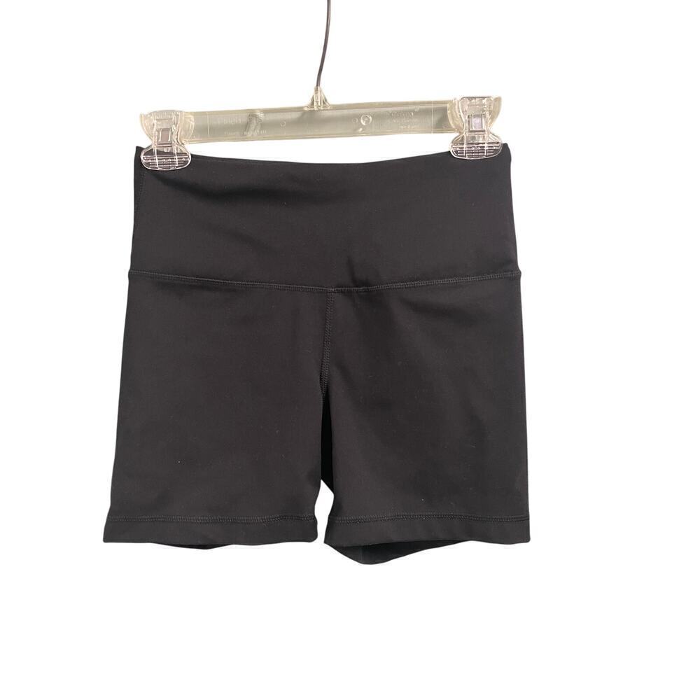 Yogalicious Lux Black Biker Shorts Size Small Athleisure Athletic Workout Gym